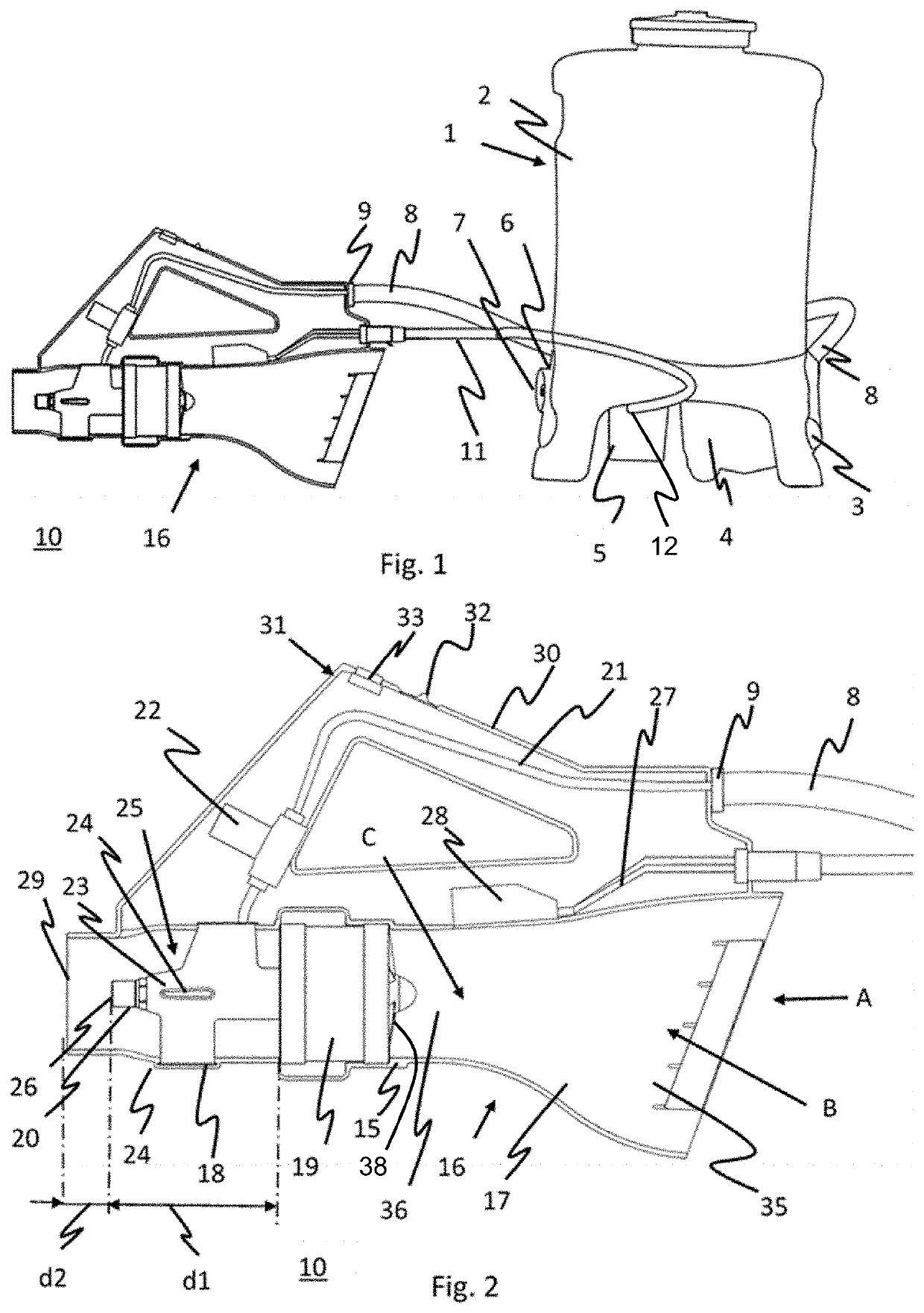 Blower spray device