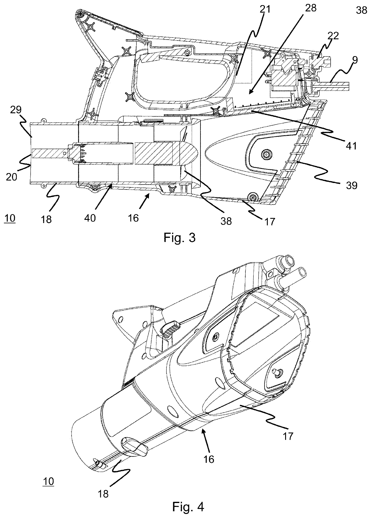 Blower spray device