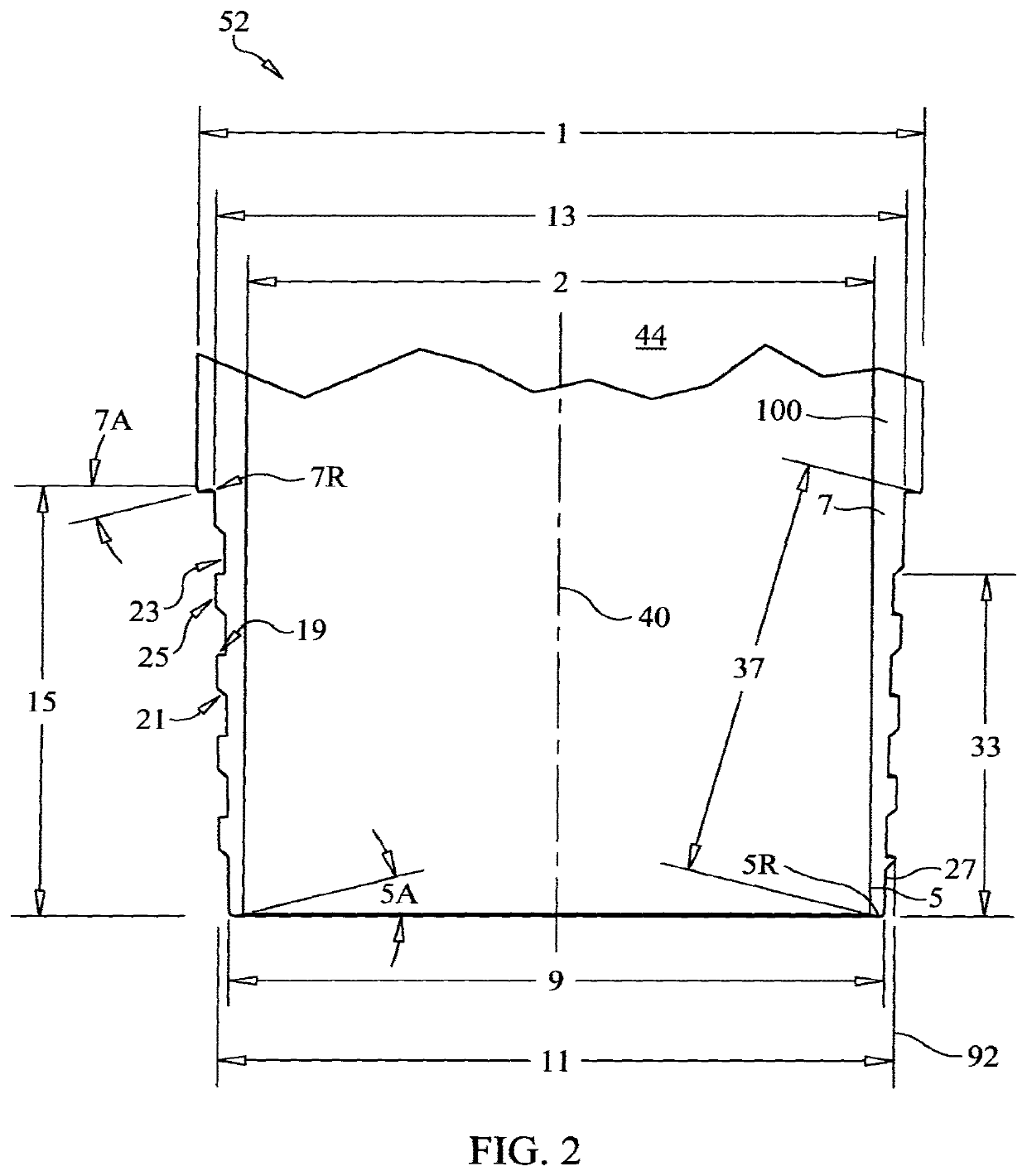 Threaded joint for coupling rods