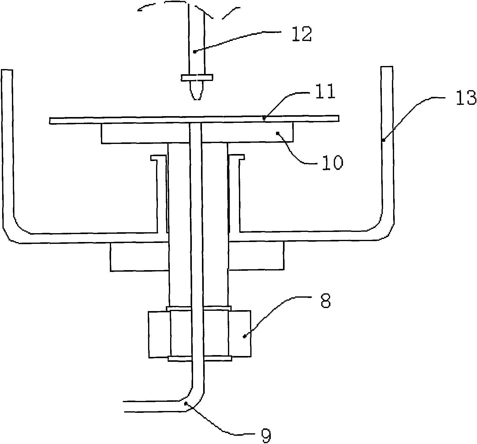 Method for realizing continuous gluing of semiconductor wafer and purification system thereof