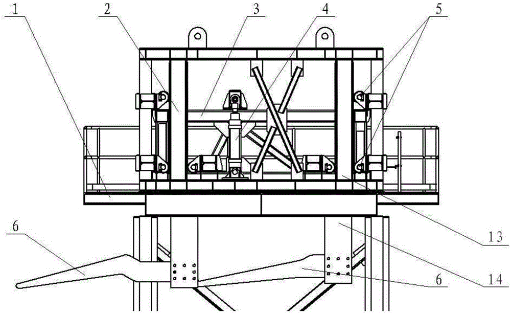 Automatic steel ladle covering and uncovering device