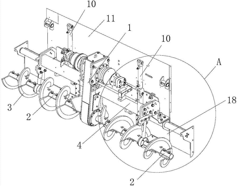 Spiral distributor as well as paver thereof