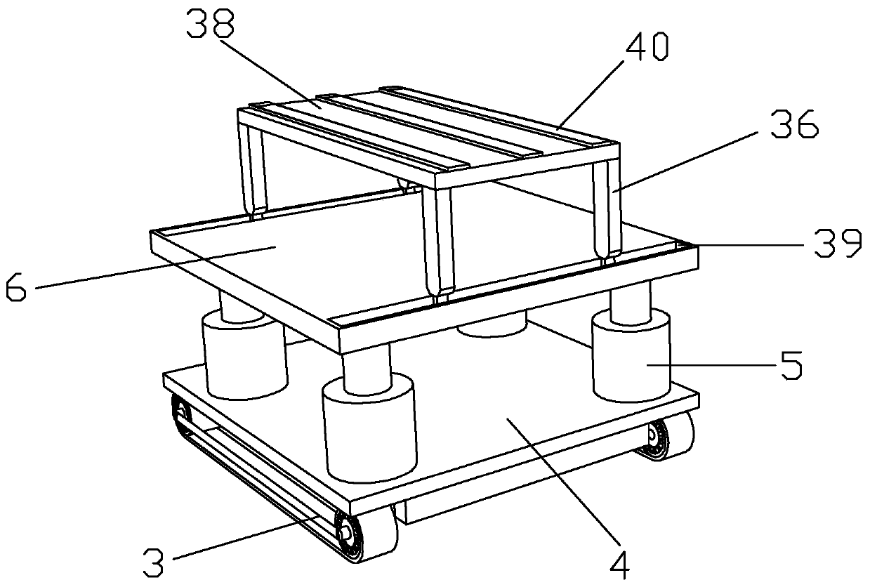 Installation mechanism and installation method of workbench of multi-station servo hot forging forming machine