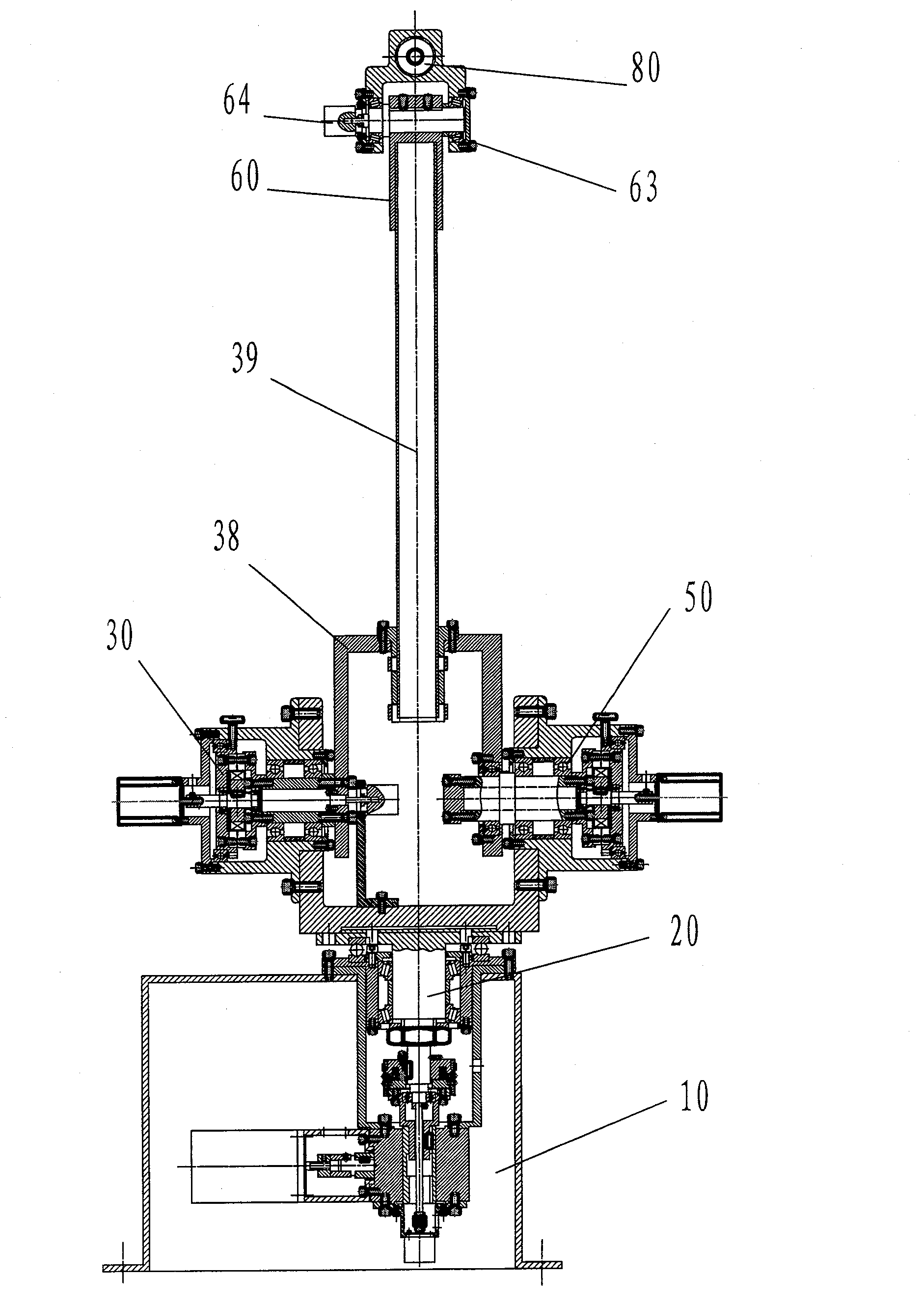 Active-passive joint-arm type measuring robot