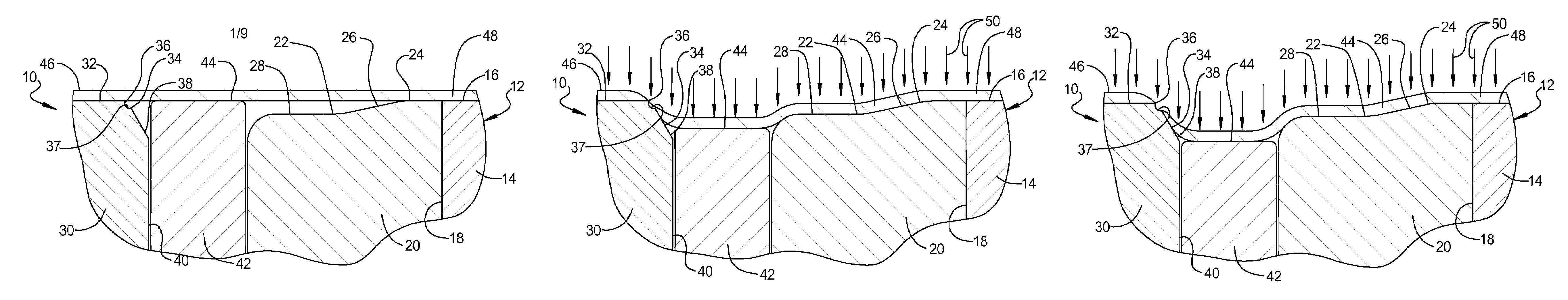 Apparatus and method for hydroshearing and hydrotrimming for hydroforming die