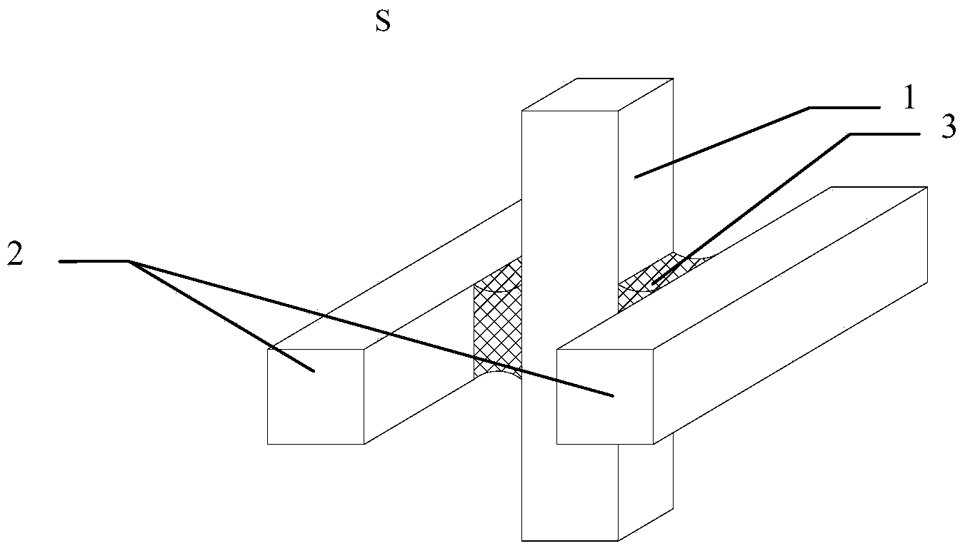 Device and method for testing bonding shearing strength of structural adhesive interface