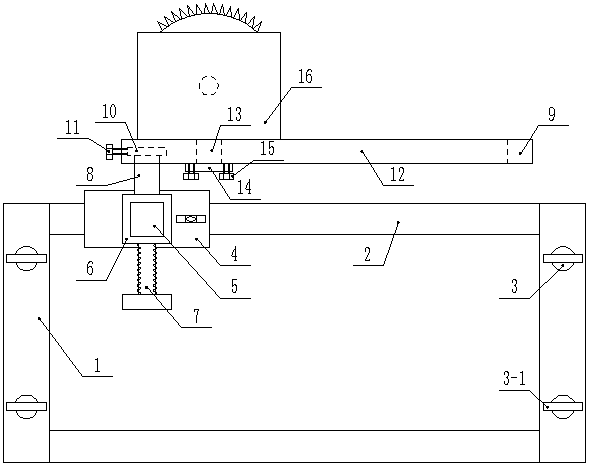 Water-electricity grooving machine auxiliary device