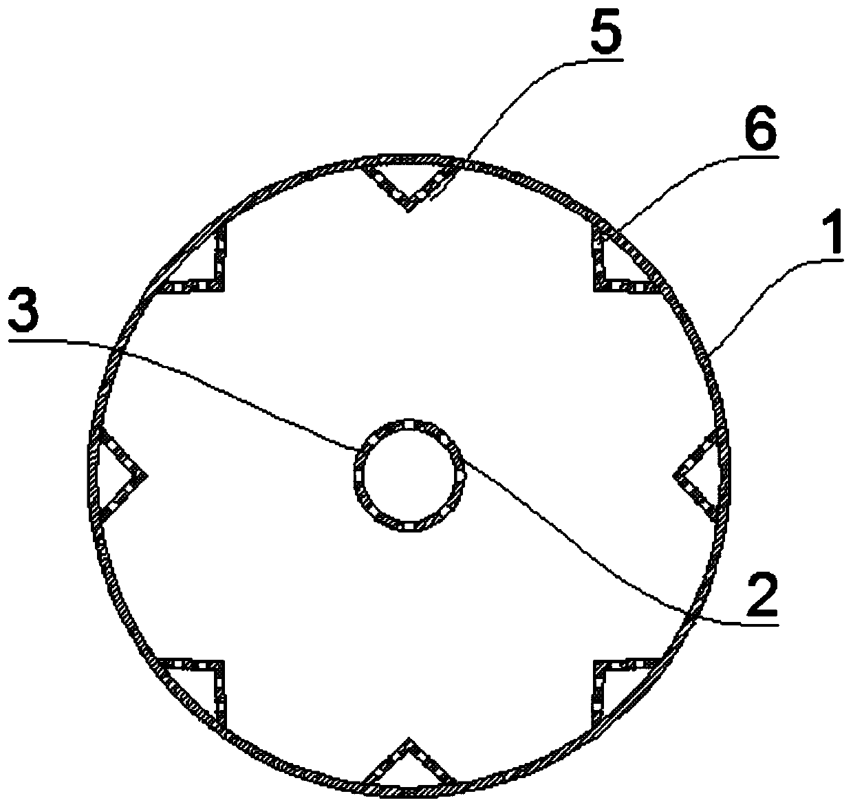 Drying device of multicrystal rock sugar