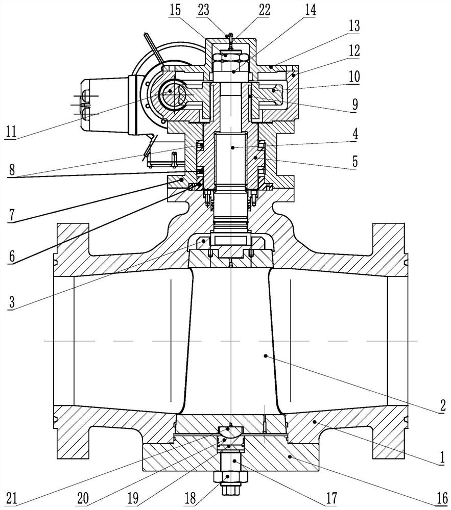 Pressure balance type plug valve and driving device thereof