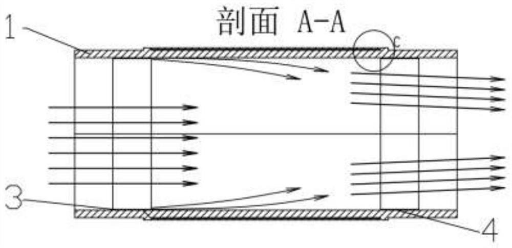 Resistance reduction device based on negative pressure type sliding plasma discharge