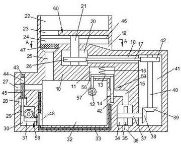 Fire-fighting water tank for filtering and collecting rainwater