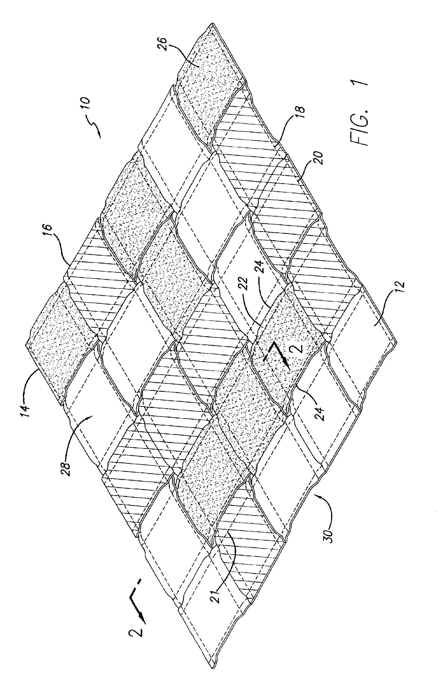 Patchwork fabric article and method