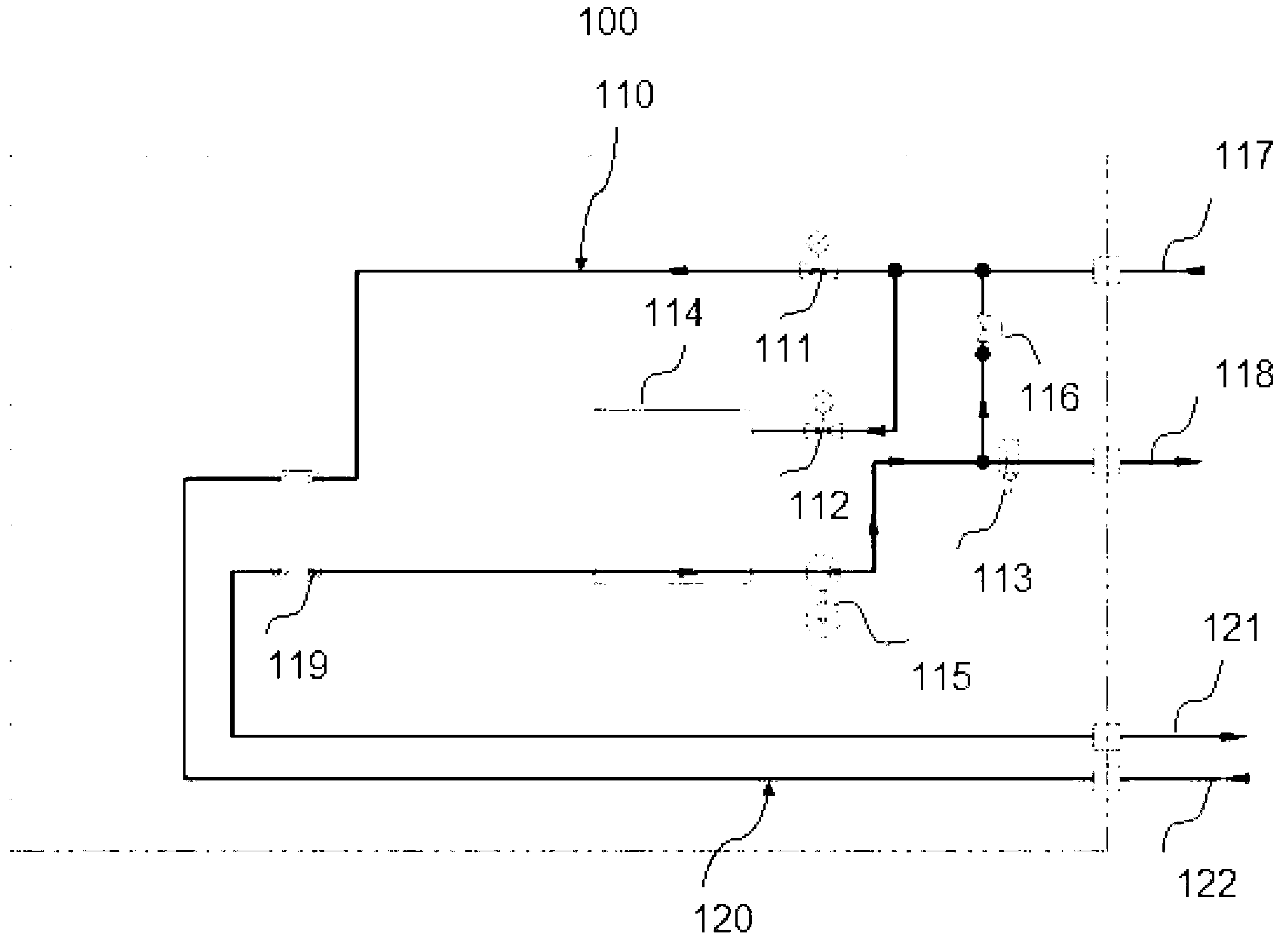 Chiller heat exchanging amount control system