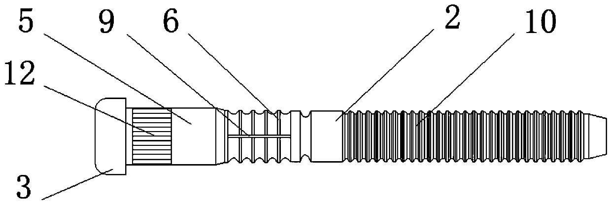 Blind pulling rivet