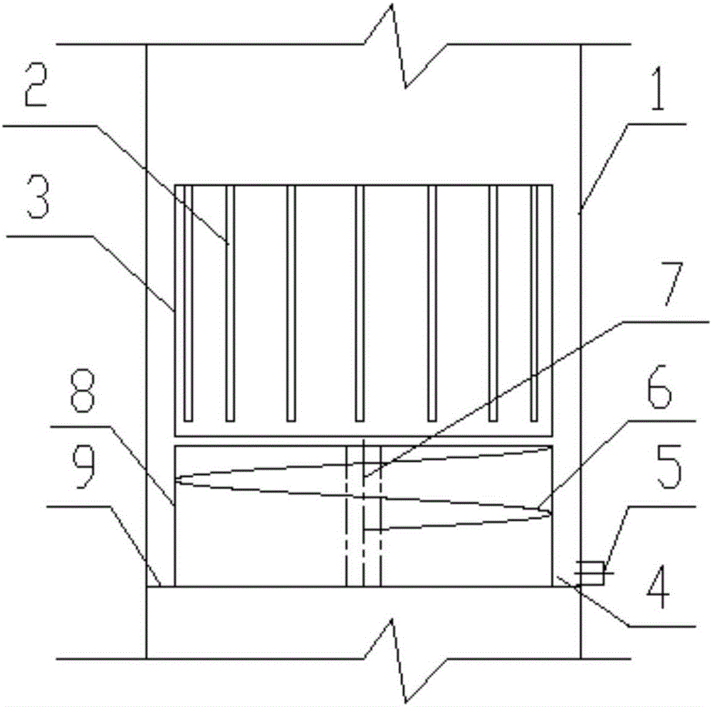 Gas-liquid separating drum for flue gas dewatering, dewatering device and system