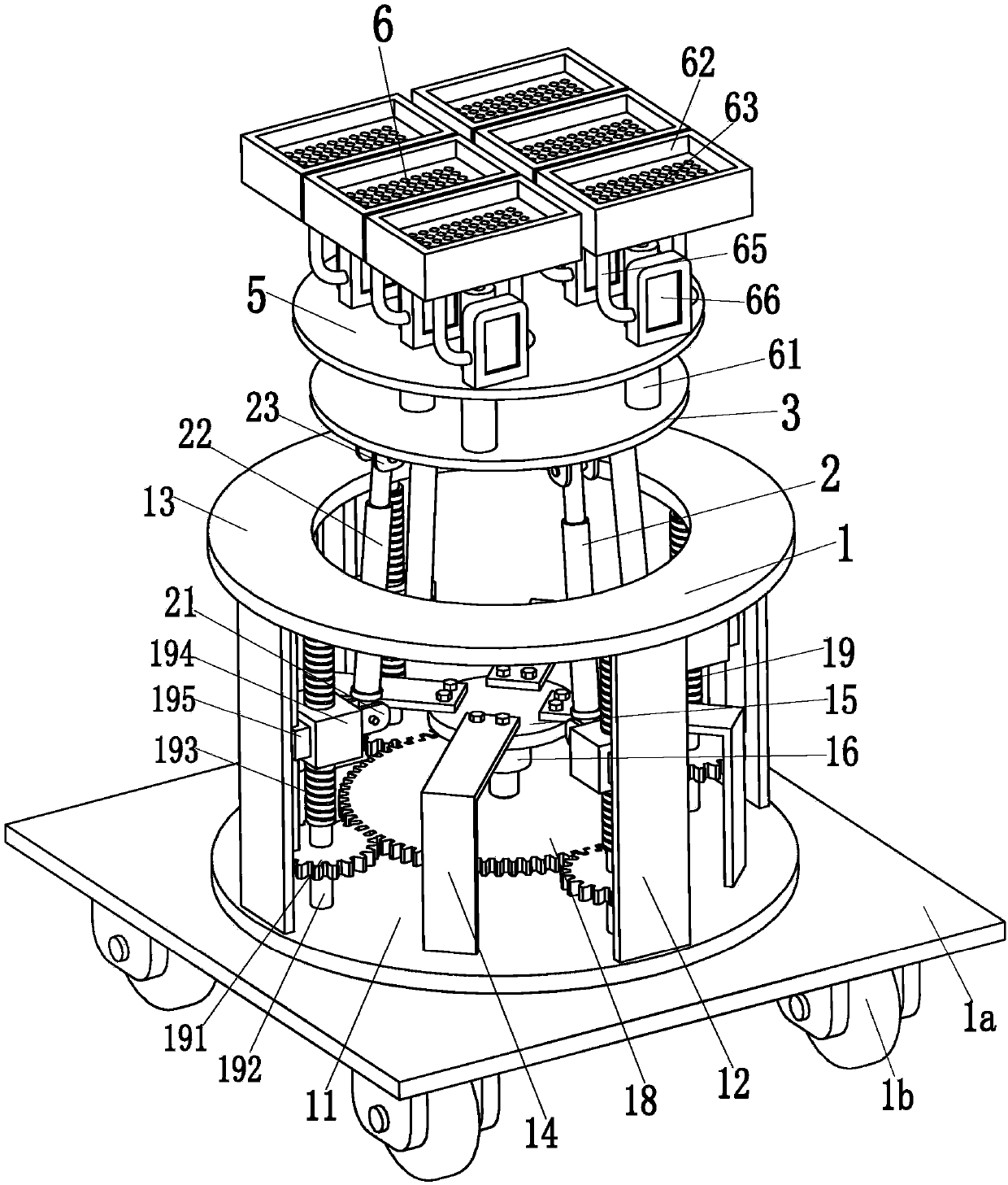 Apparatus and instrument disinfecting table for medical orthopedic surgery