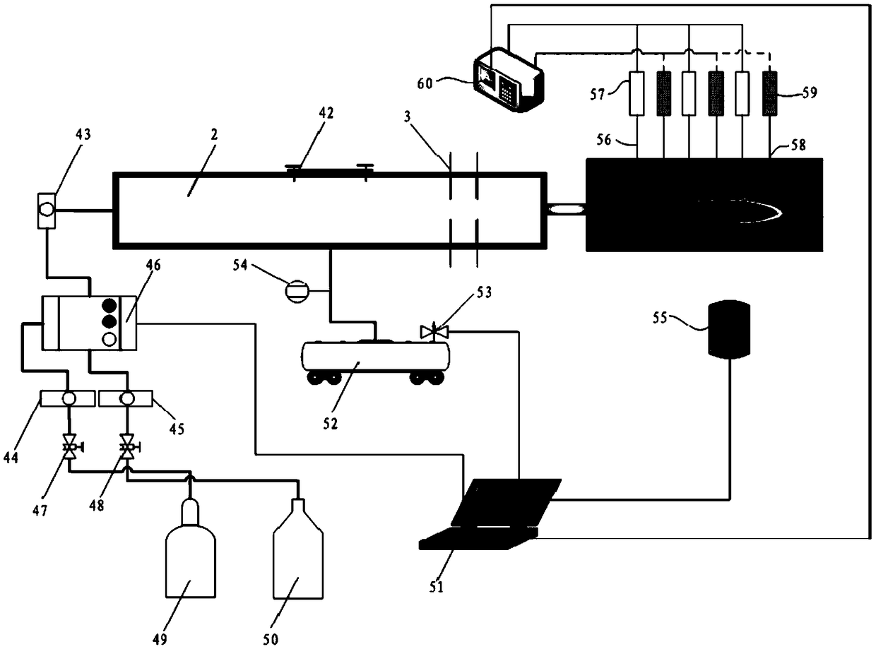 Test system and method for simulating dynamic behaviors of glass under thermoacoustic coupling