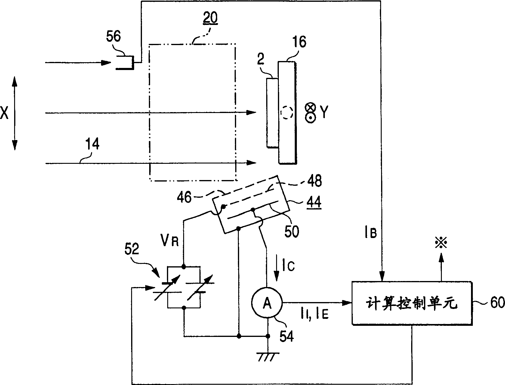 Method and equipment for radiating ion beam, related method and its equipment