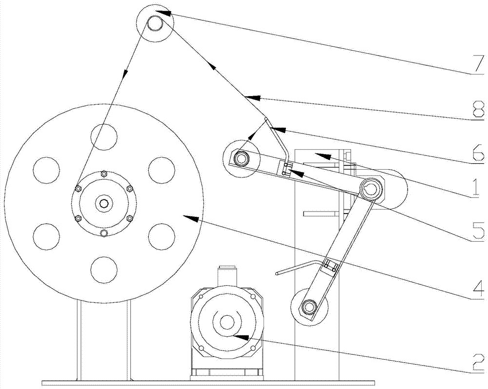 Synchronous precise rolling device of rolled slitter edge of metal plate