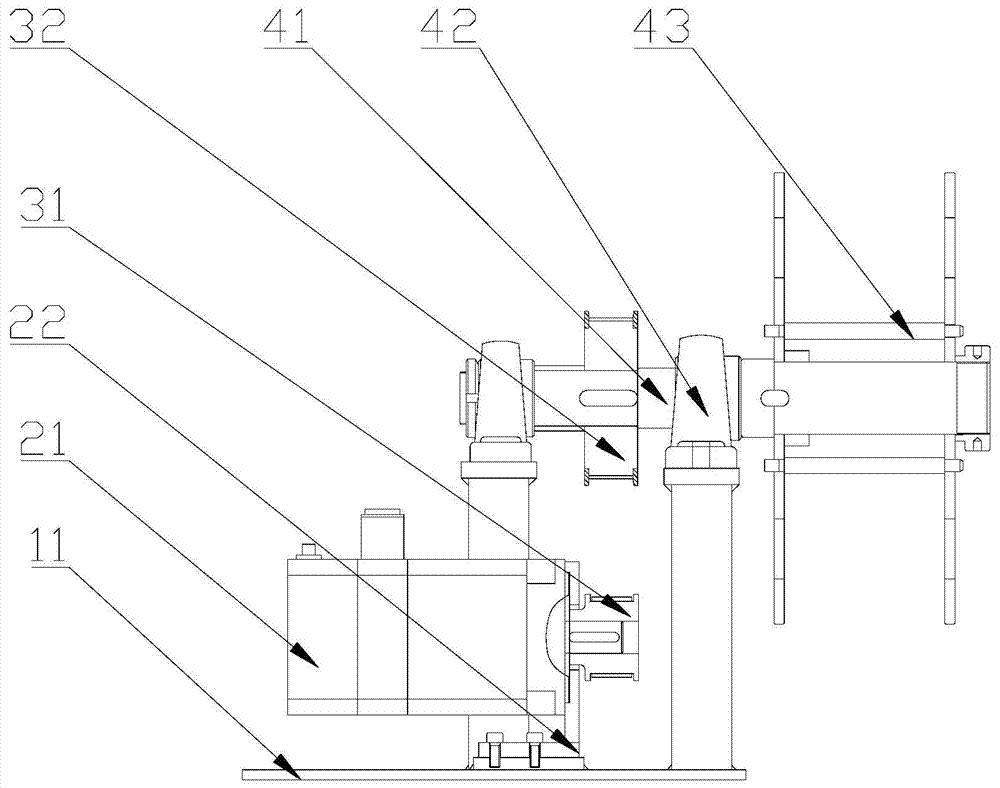 Synchronous precise rolling device of rolled slitter edge of metal plate