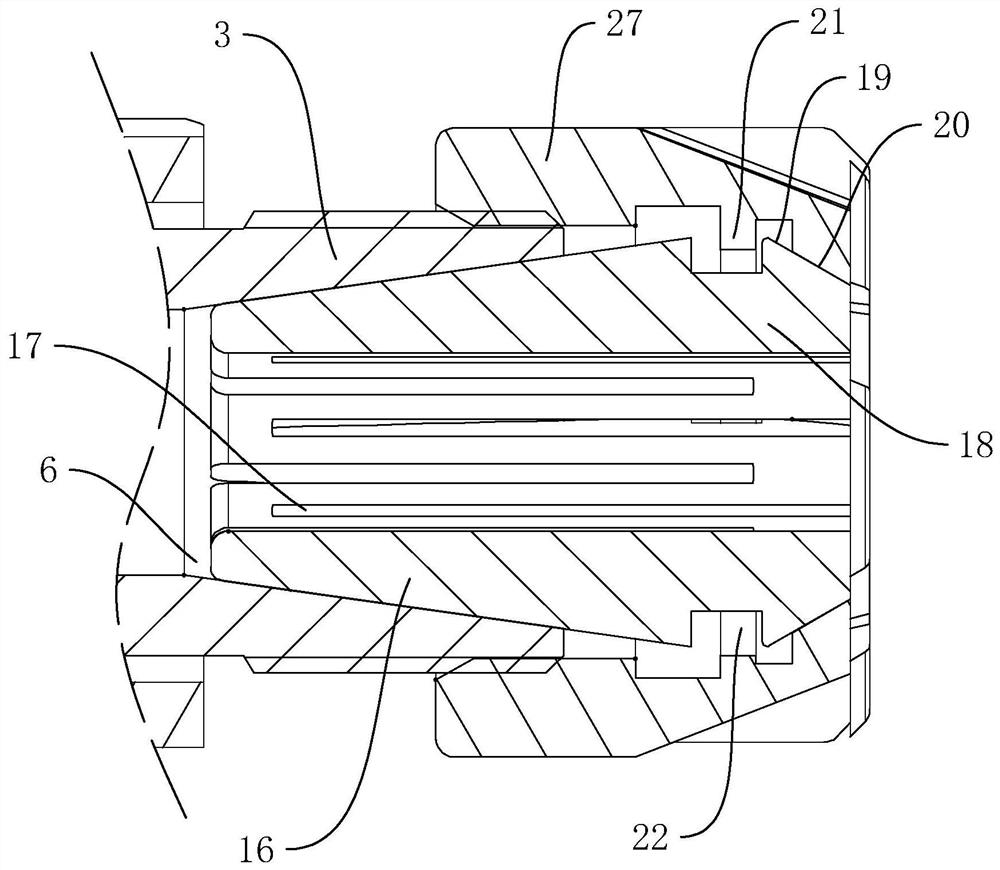 Stable collet chuck structure and machine tool applying same