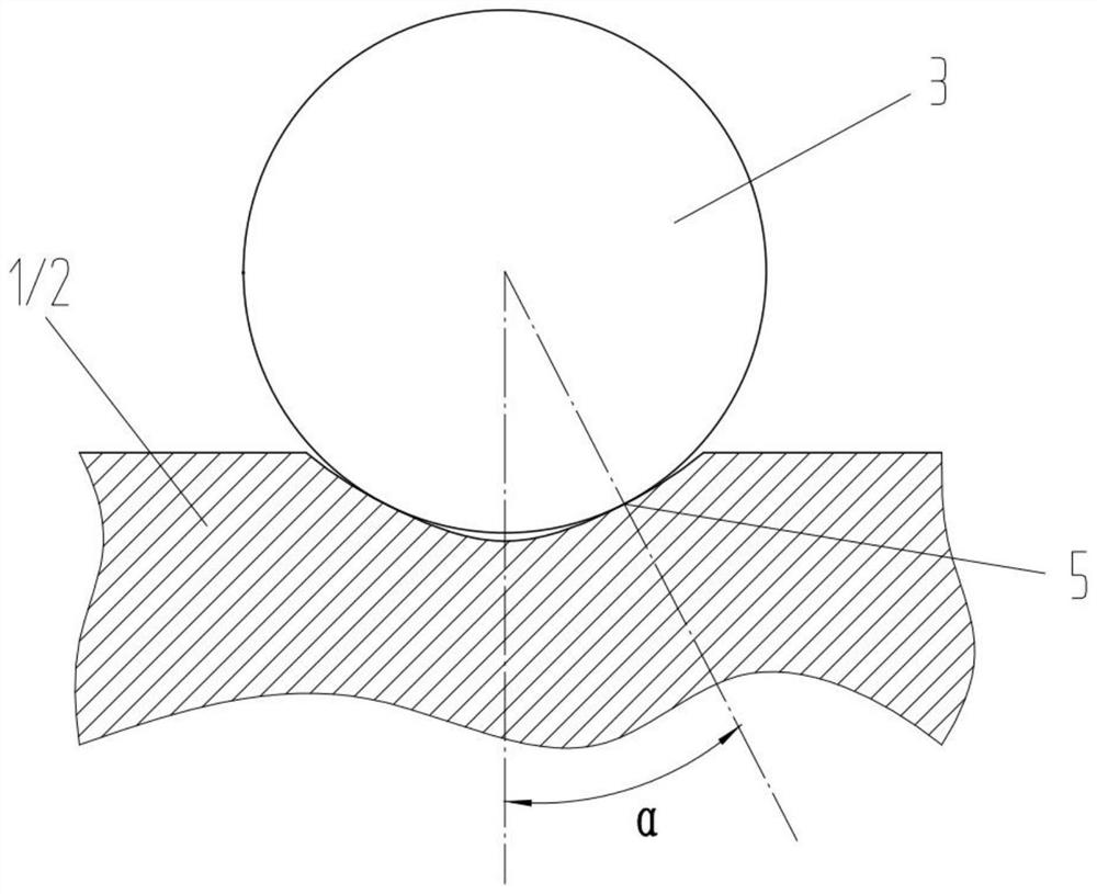 Thin-wall normal-section robot bearing