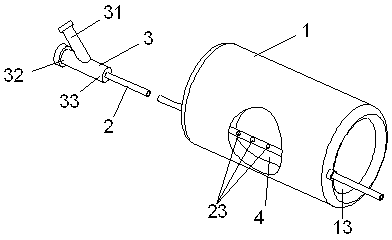 Hollow balloon catheter not blocking blood/air flow