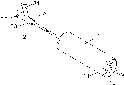 Hollow balloon catheter not blocking blood/air flow