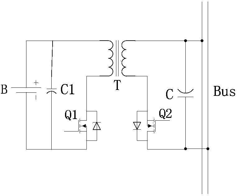 Bus-based battery pack equalizer circuit and control circuit thereof