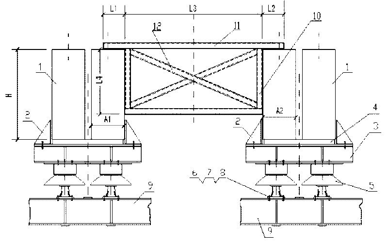 Bus suction-resisting bracket