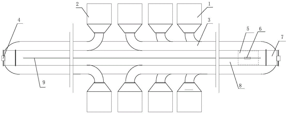 Synchronous shipboard aircraft catapult and dispersed energy storage and concentrated acting method