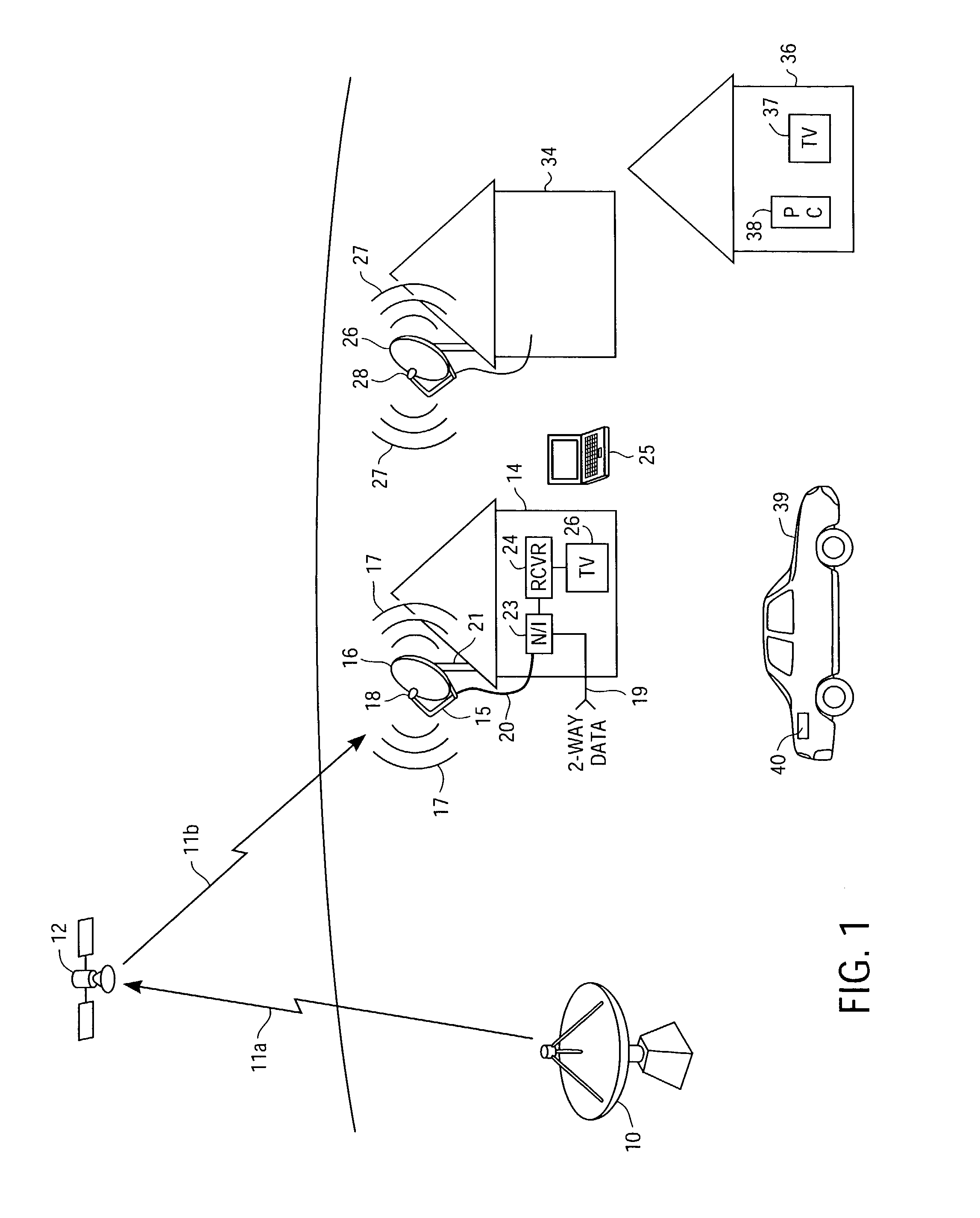 Mass storage repository for a wireless network