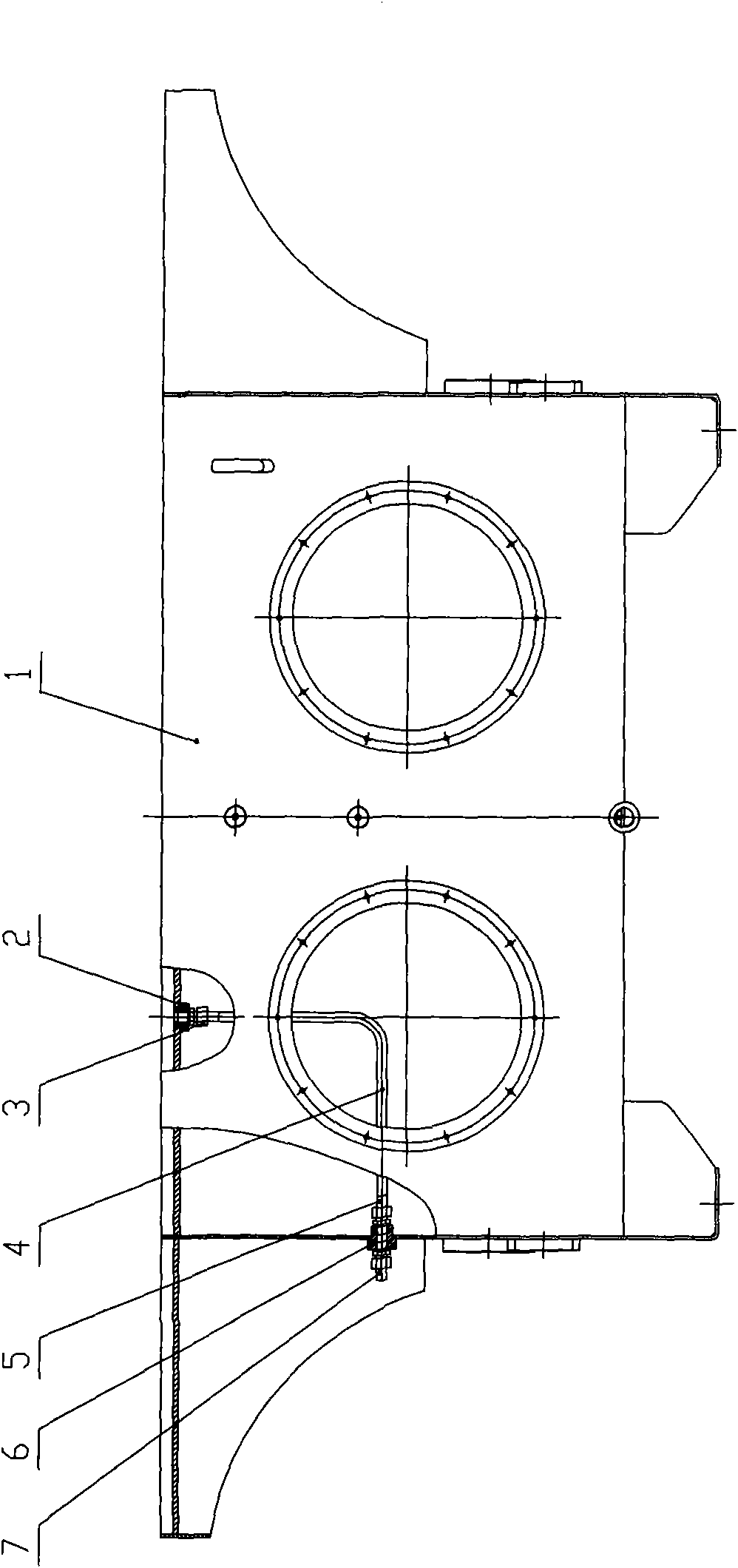 Oil collector for hydraulic oil tank of roll bending hydraulic station