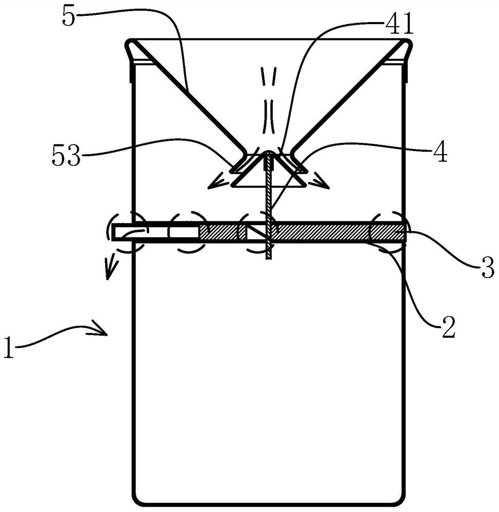 A male urine sampler and its use and installation method