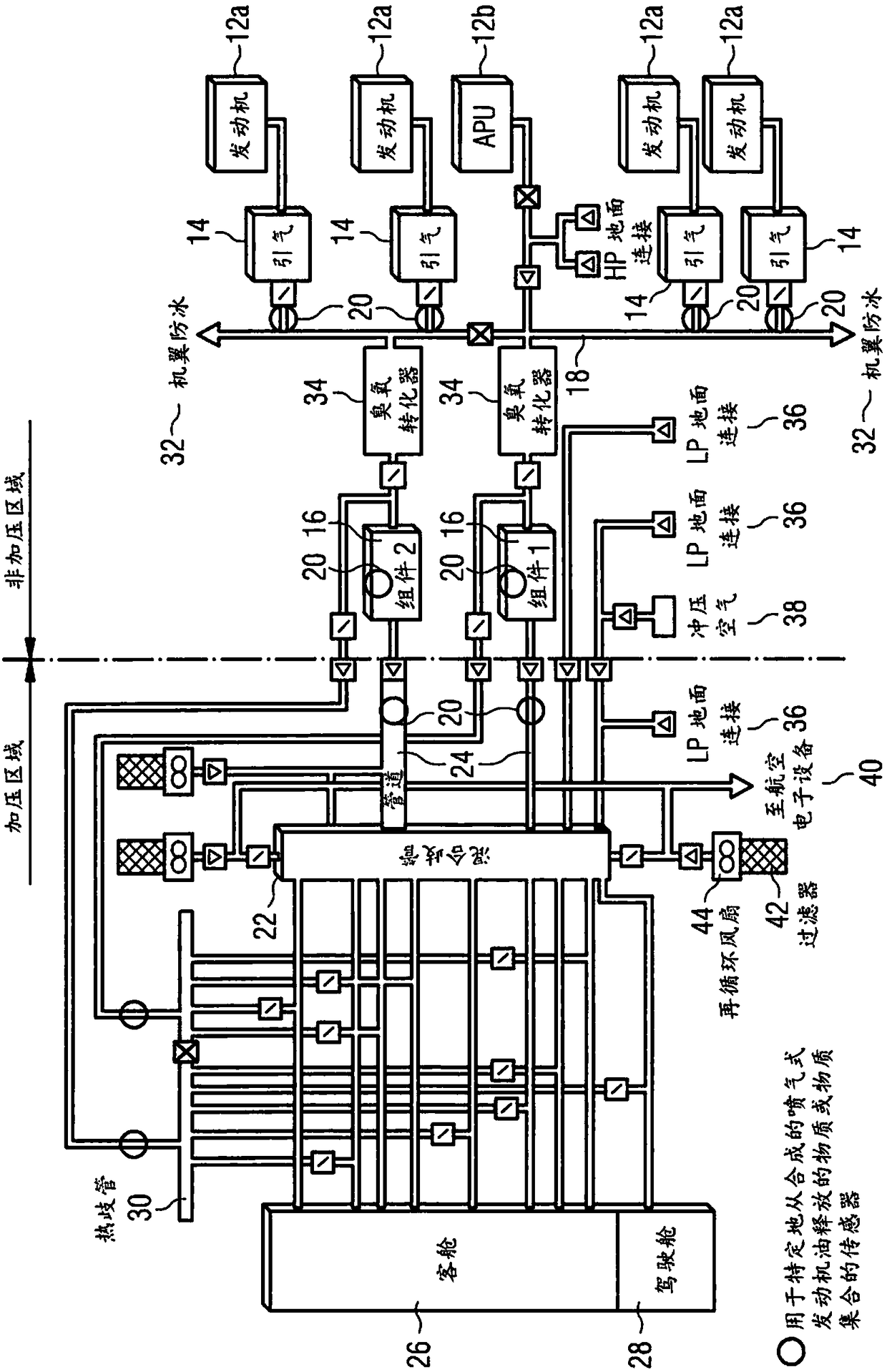 System and method for determining the origin of an oil leakage in an air supply system