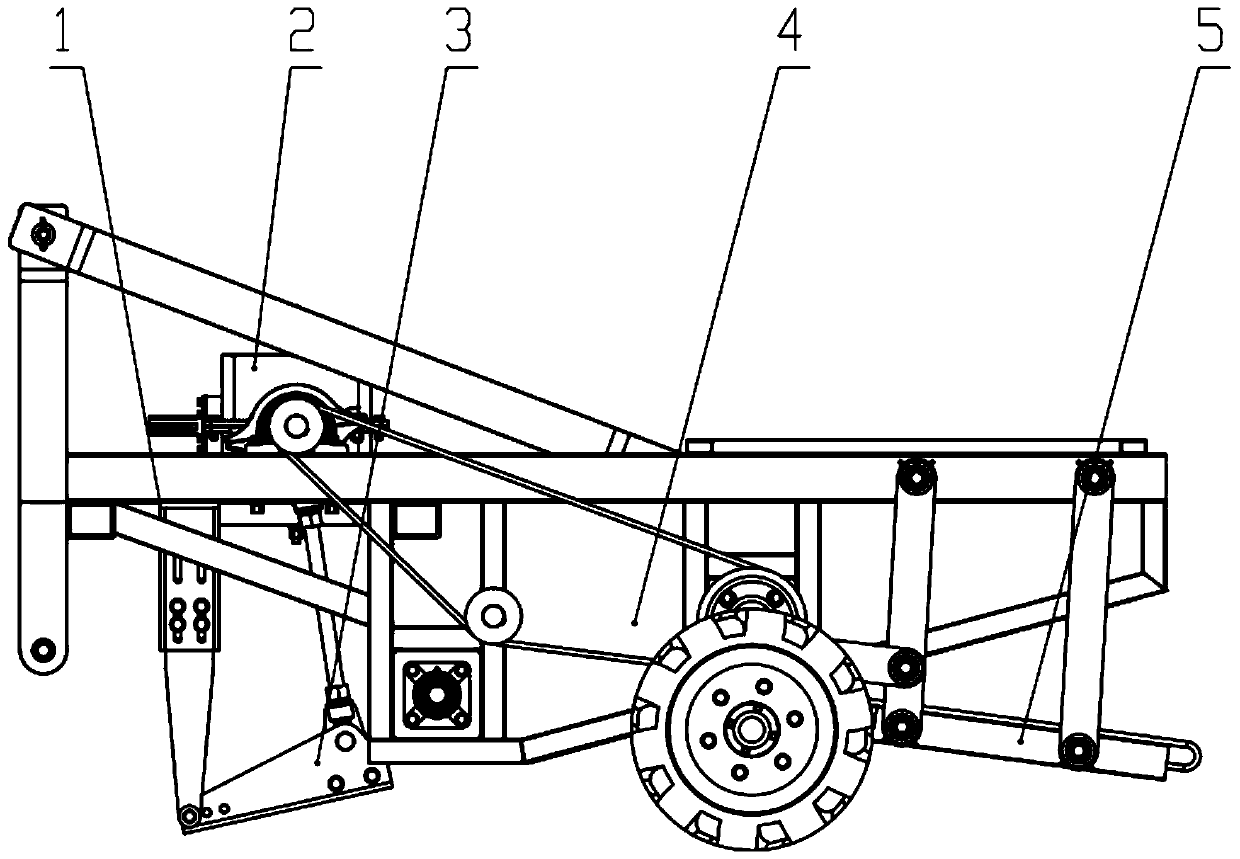 Winter Potato Vibrating Digging Harvester