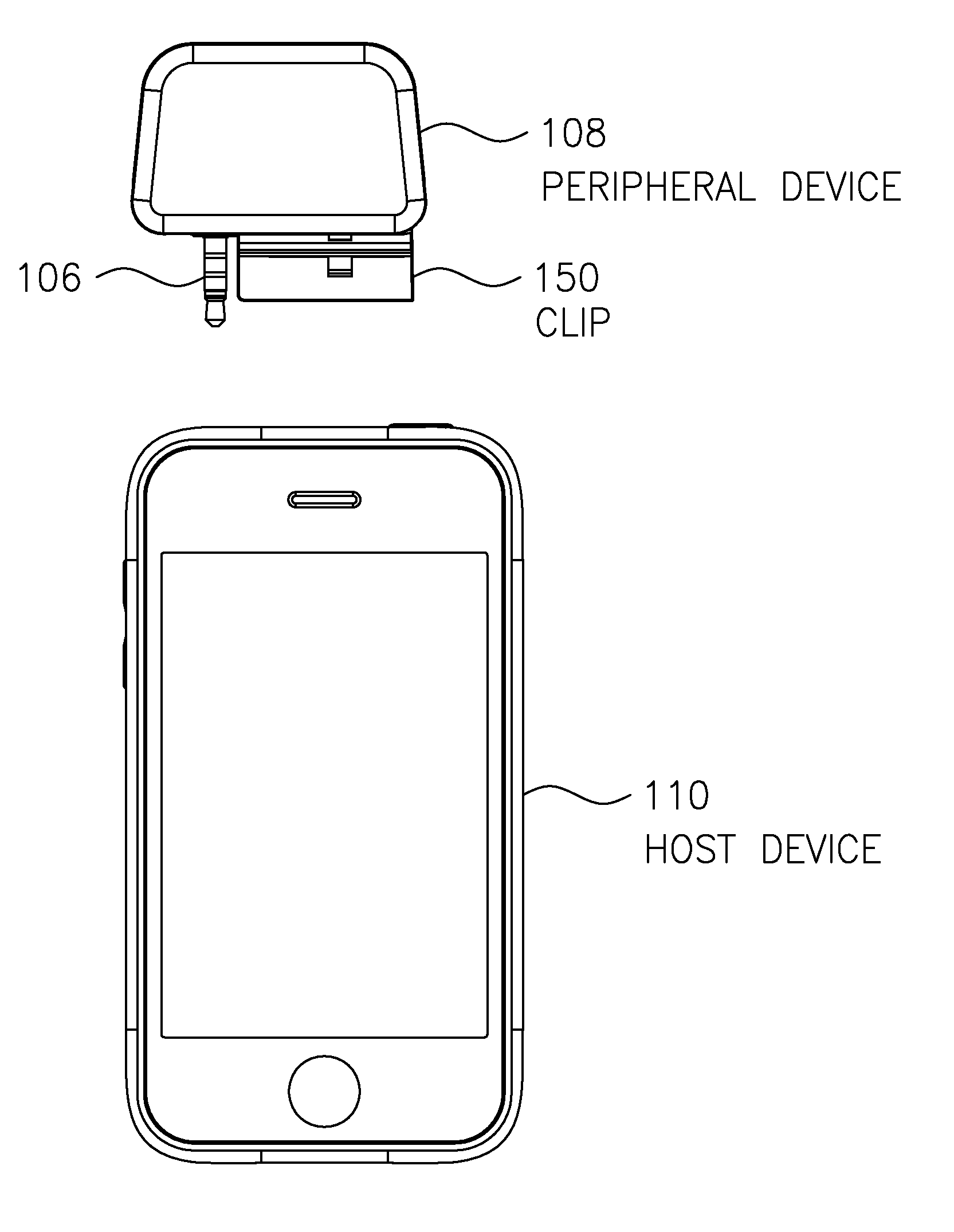 Audio port communication and power device