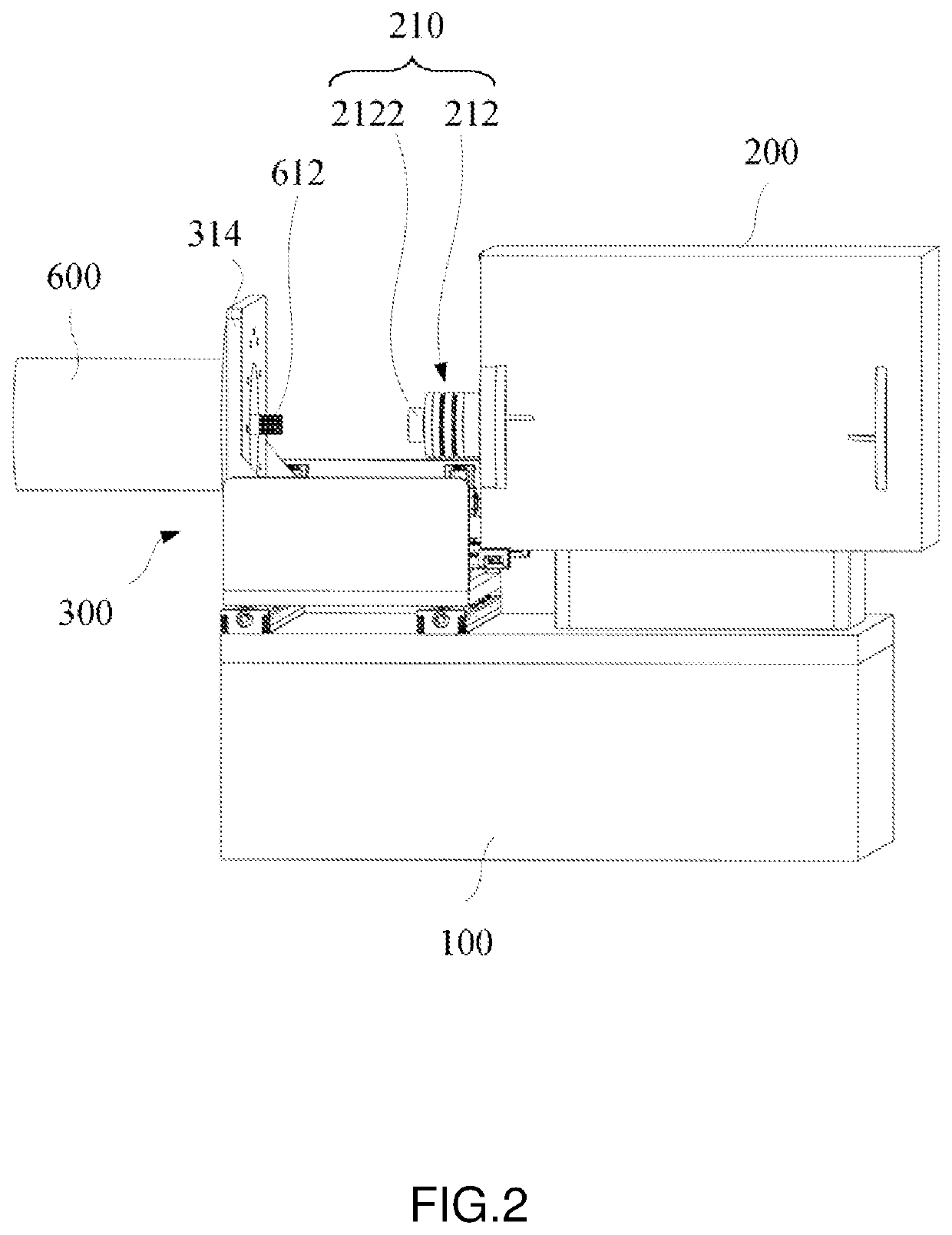 Automatic mounting and demounting device and system for motor testing platform