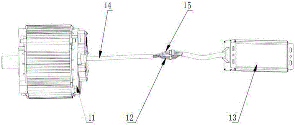 Motor with built-in control system