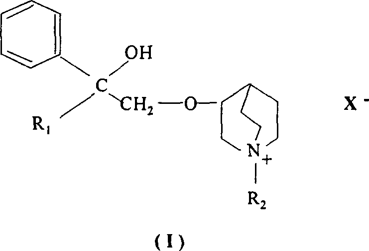 Compound and pharmaceutical composition for treating nasal oversecreation and chronic obstructive pulmonary disease