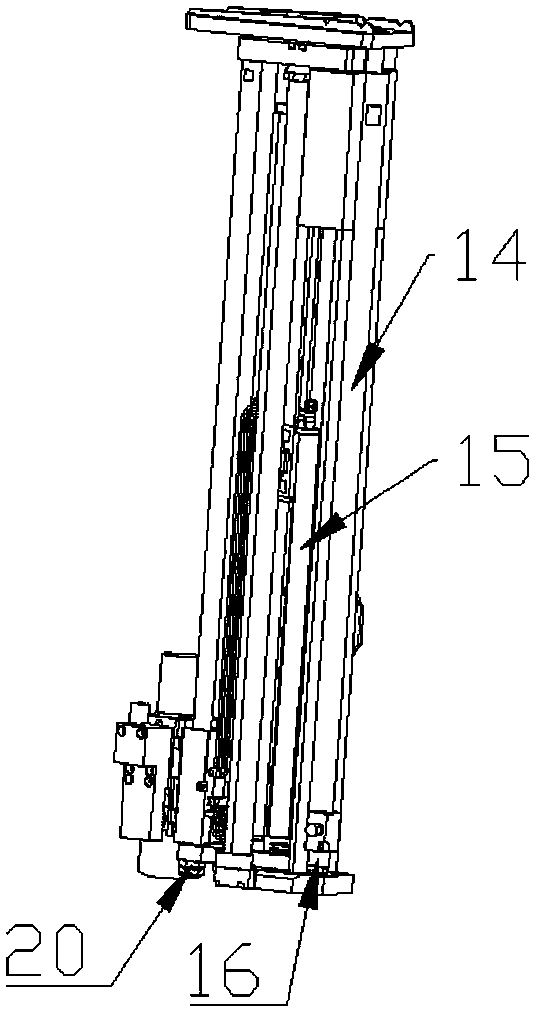 Light hydraulic drilling machine