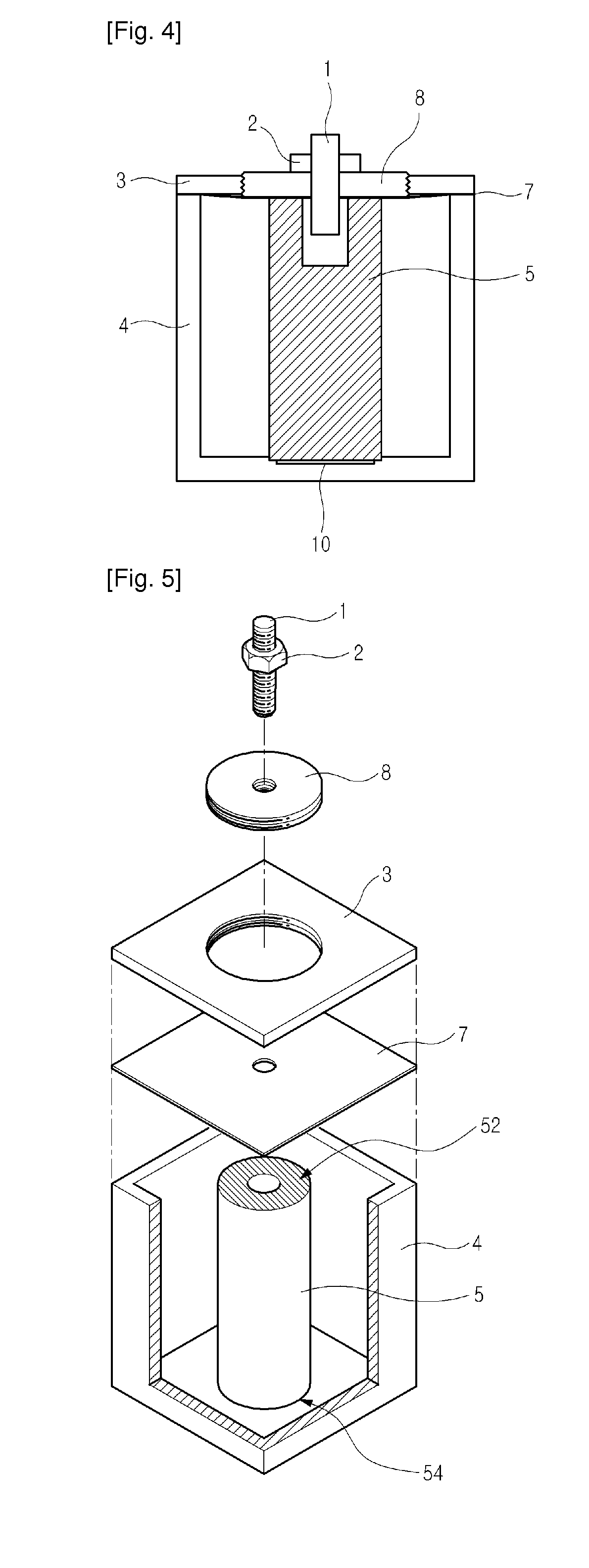 Dielectric resonator in RF filter and assembley method therefor