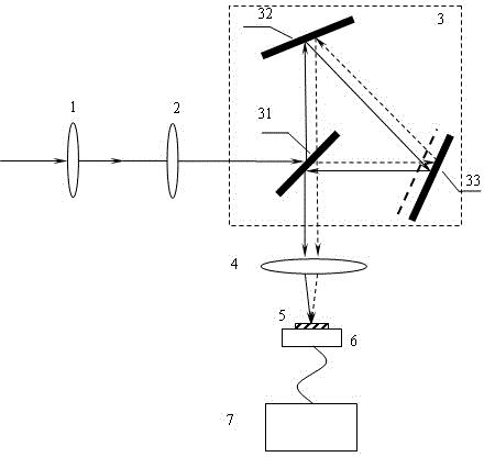 Micro-polarization array based interference imaging full-polarization spectrum detection device and method