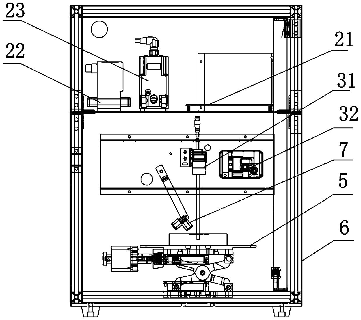 A non-destructive testing method for viscoelasticity of livestock and poultry meat