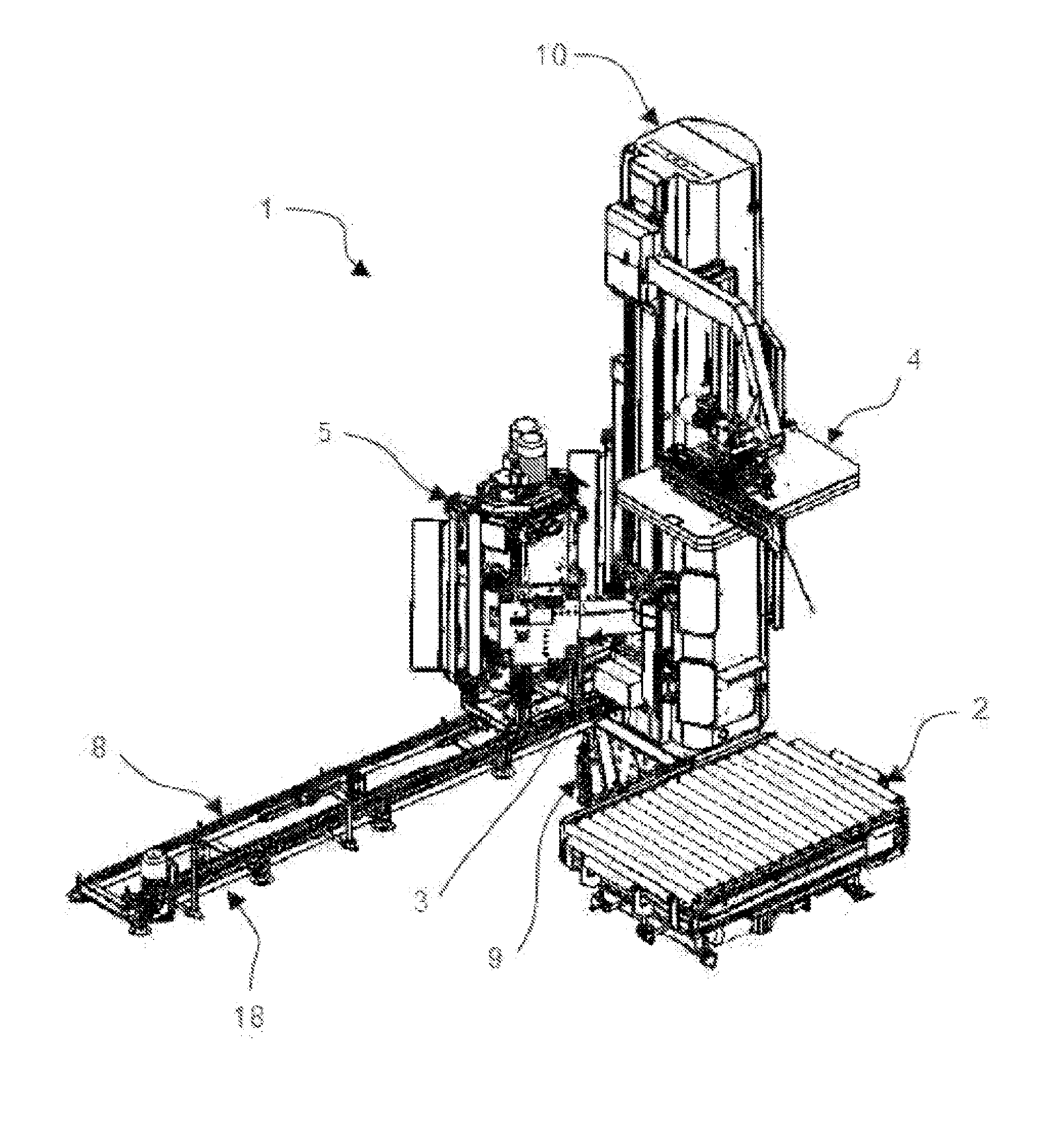 System with rotary platform for wrapping loads