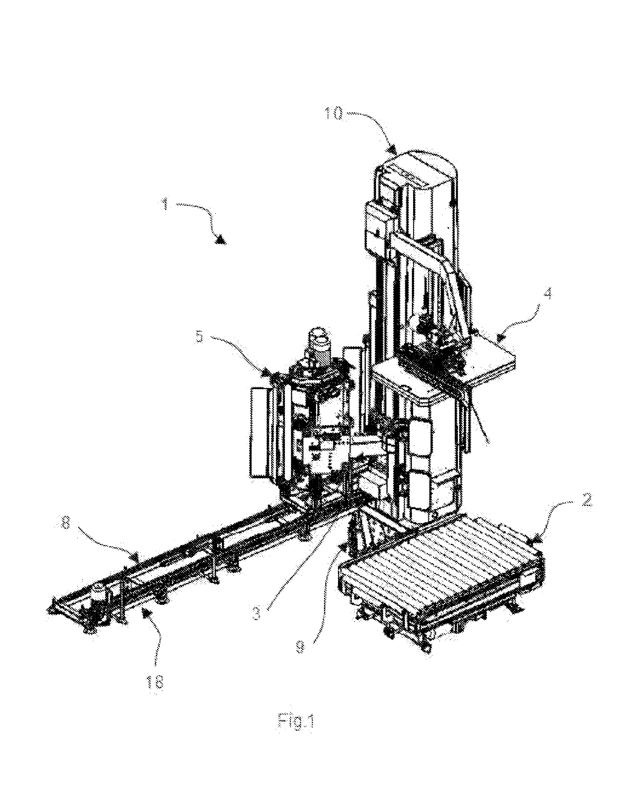 System with rotary platform for wrapping loads