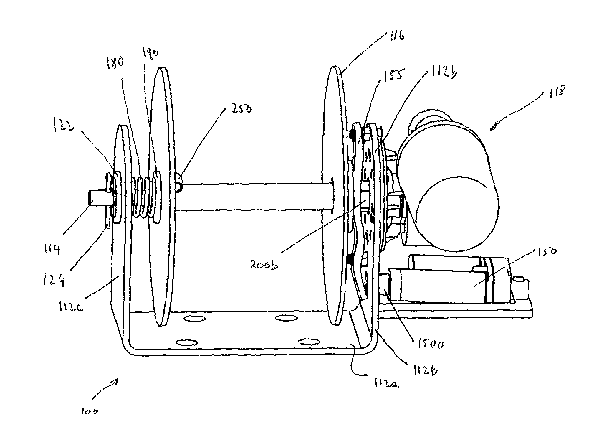 Drum winch