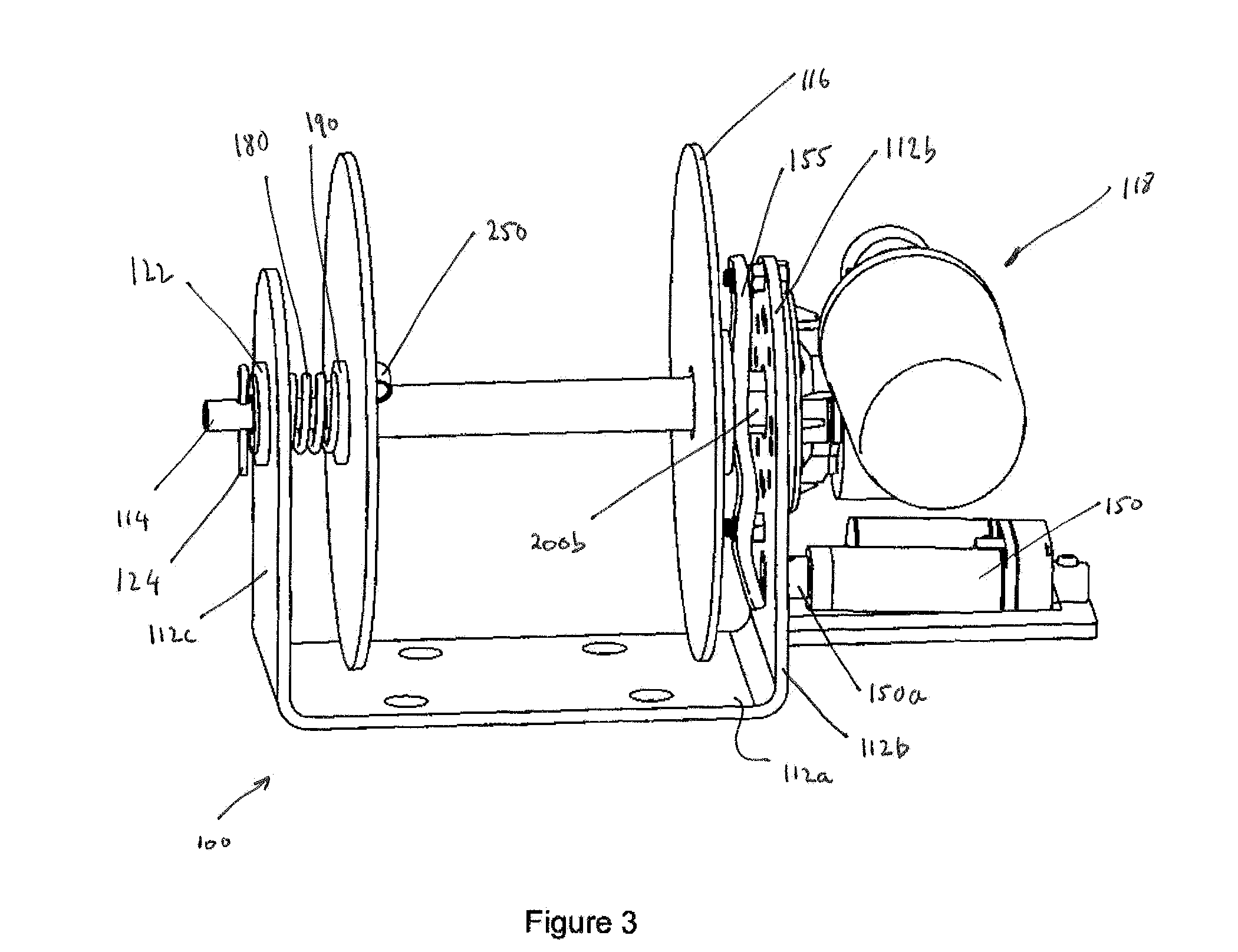 Drum winch