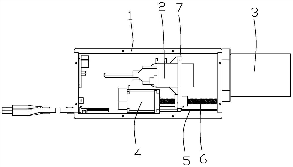 Laser radar emission angle detection system