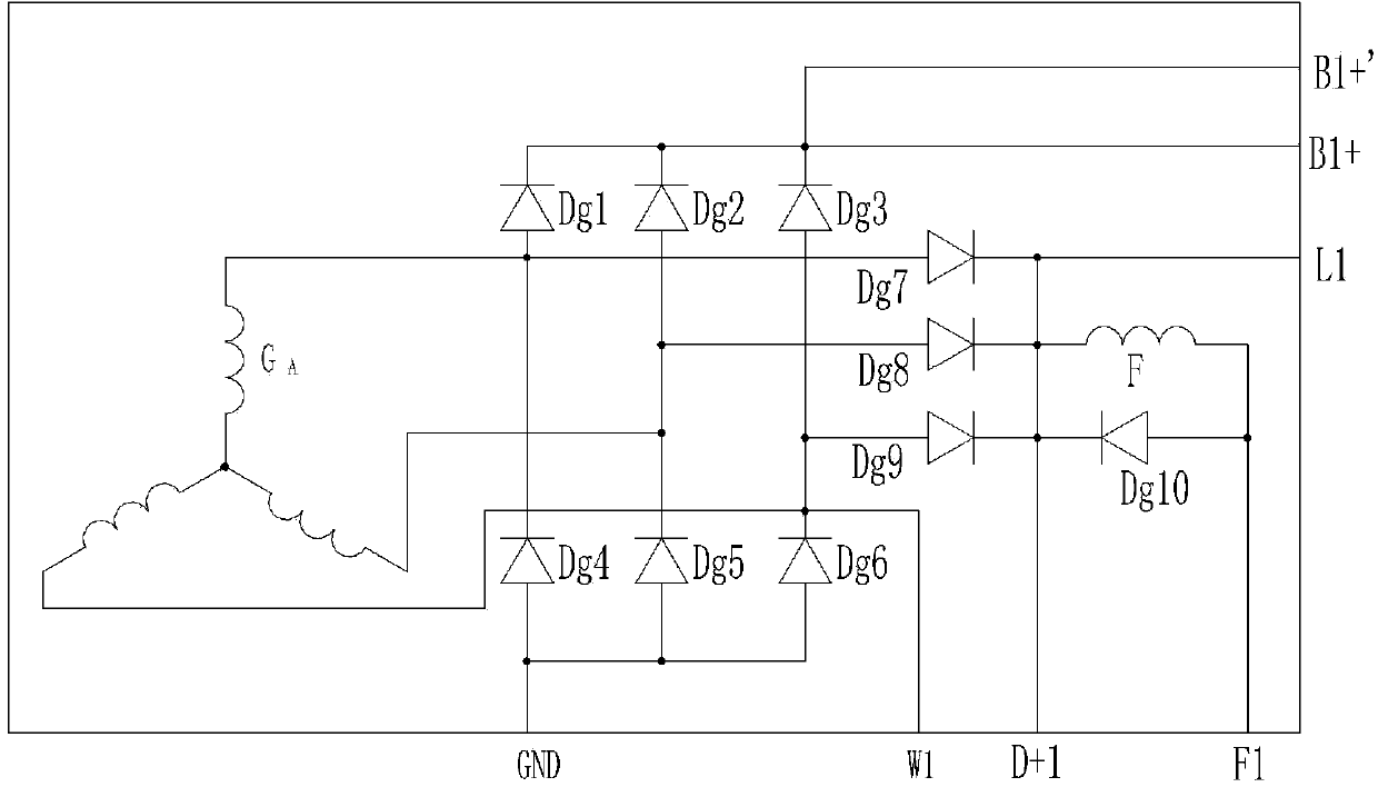 Automobile power supply management controller